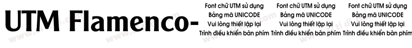 UTM Flamenco字体转换